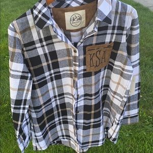 Monogrammed “KSA” Flannel